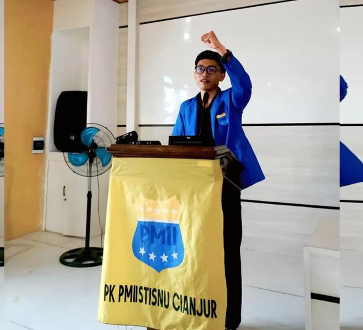 Sekretaris Umum PC PMII Cianjur M. Fikri Arynsyach (Dock Istimewa)