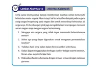 BARU! Kunci Jawaban IPS Kelas 8 SMP Kurikulum Merdeka Halaman 273 Lembar Aktivitas 15: Manfaat Kerja Sama Internasional Bagi Negara