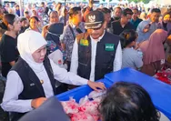 Harga Di Bawah Pasar, Pemprov Jatim Gelar Pasar Murah di Ngawi