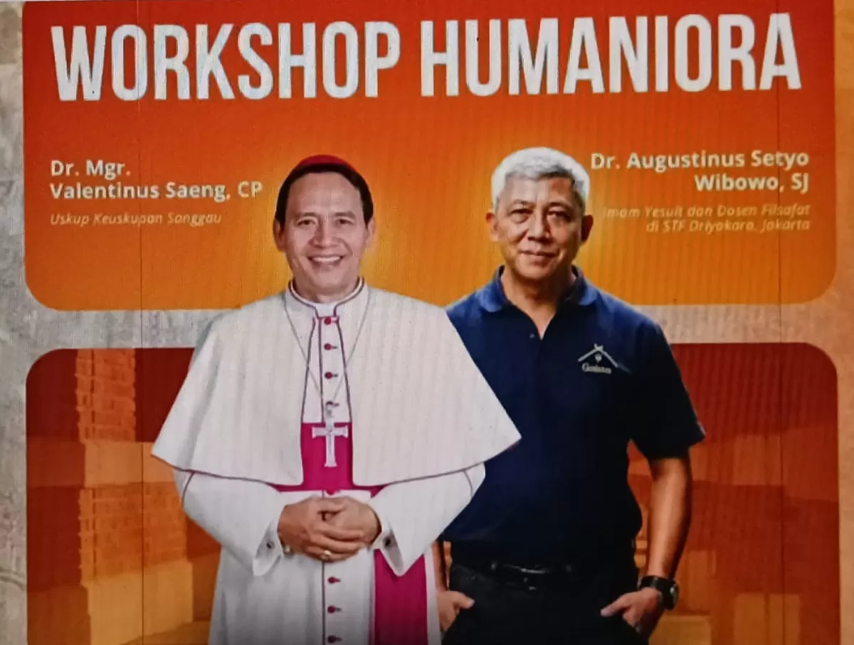 Sebuah Diskursus Interdisipliner dalam rangka Mengembangkan Nalar Kritis, Kebijaksanaan Moral-Etis, dan Tanggung Jawab Intelektual (Poster - 2026). Unika San Agustin. (Dr. Mgr. Valentinus Saeng, CP (Uskup Keuskupan Sanggau) Dr. Agustinus Setyo Wibowo, SJ (Imam Yesuit dan Dosen STF Driyarkara Jakarta))