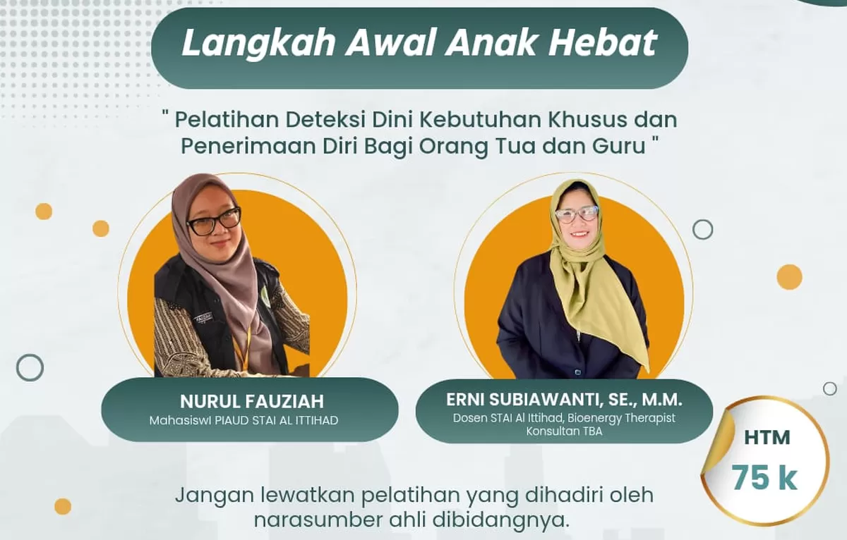 STAI Al Ittihad Cianjur bersama sekolah inklusi menggelar pelatihan deteksi dini kebutuhan khusus