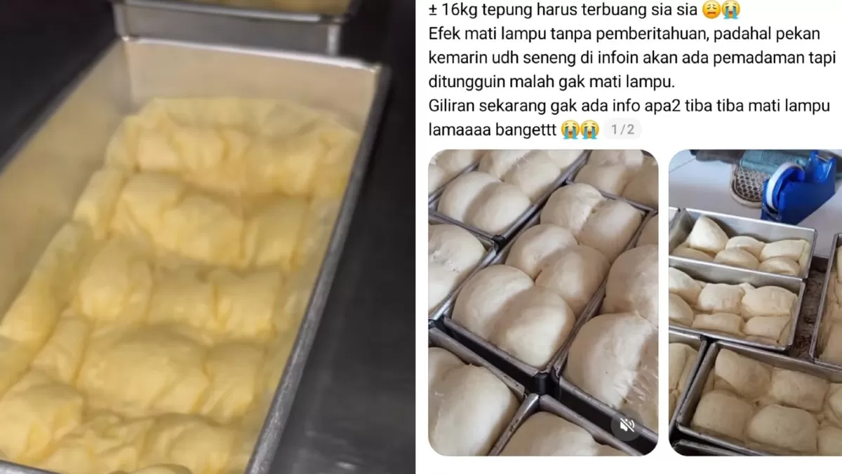 Curhatan viral pengusaha UMKM roti yang gagal jualan karena kendala pemadaman listrik tanpa pemberitahuan dari PLN. (Threads/safirayundap - nadyafrahman_)