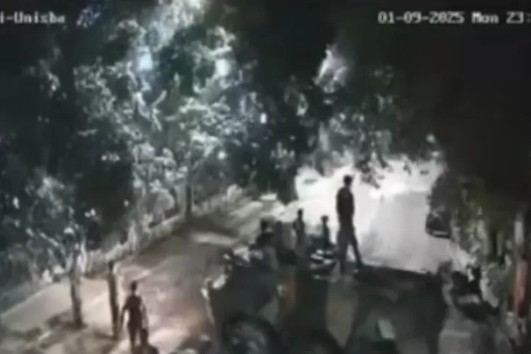 Kerusuhan di Taman Sari Bandung ( Tangkap layar Tiktok @lil.johanxyz)