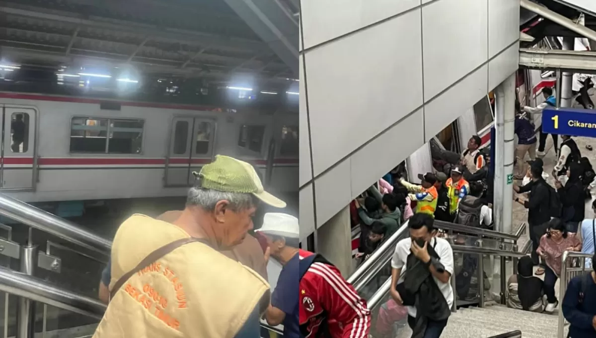 Cerita penumpang KRL saat detik-detik insiden kecelakaan dengan KAJJ Argo Bromo Anggrek di Stasiun Bekasi. (Threads/raradaniia - evanleonardus)