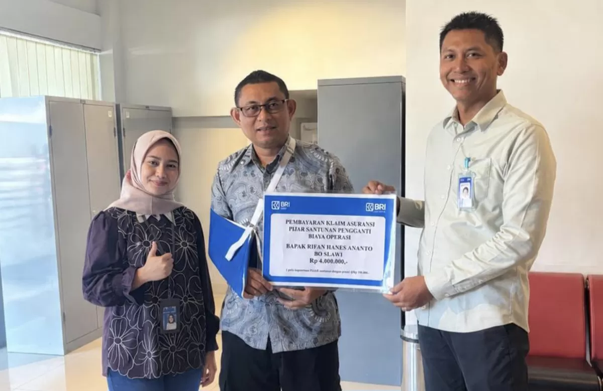 Santunan Asuransi Pijar Cair, Nasabah BRI KC Slawi Terima Rp4 Juta