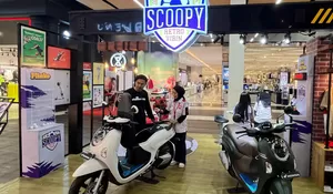 Scoopy Retro Vibin Hadirkan Gaya Retro Kekinian di Paris Van Java Bandung