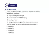 BARU! Kunci Jawaban IPS Kelas 8 SMP Kurikulum Merdeka Halaman 294 Evaluasi Pilihan Ganda: Pembangunan Perekonomian Indonesia