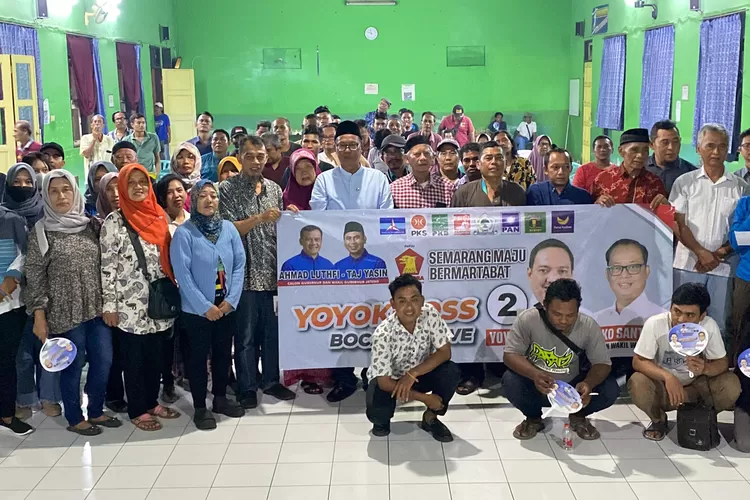 Deklarasi Relawan Yok Joss di Kelurahan Bulu Lor, Kecamatan Semarang Utara, Jumat 4 Oktober 2024 malam.