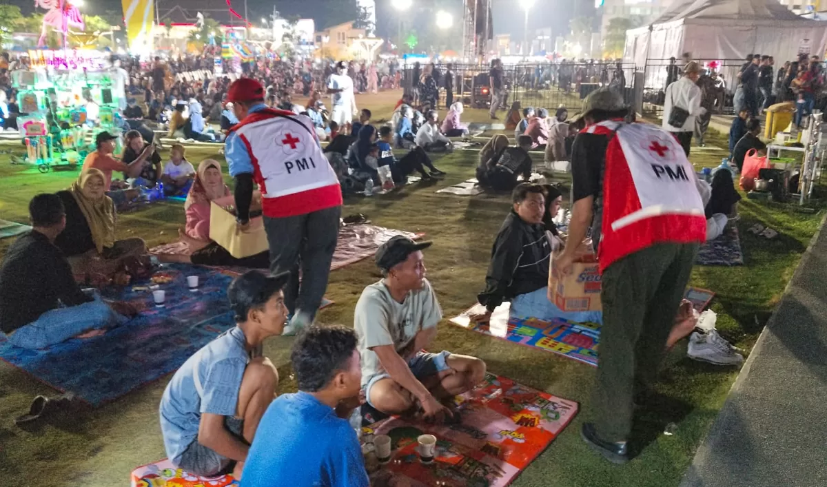 Konser Cinta NKRI di Alun-Alun Jember Jadi Ajang PMI Himpun Donasi Korban Gempa NTT