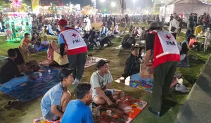 Konser Cinta NKRI di Alun-Alun Jember Jadi Ajang PMI Himpun Donasi Korban Gempa NTT