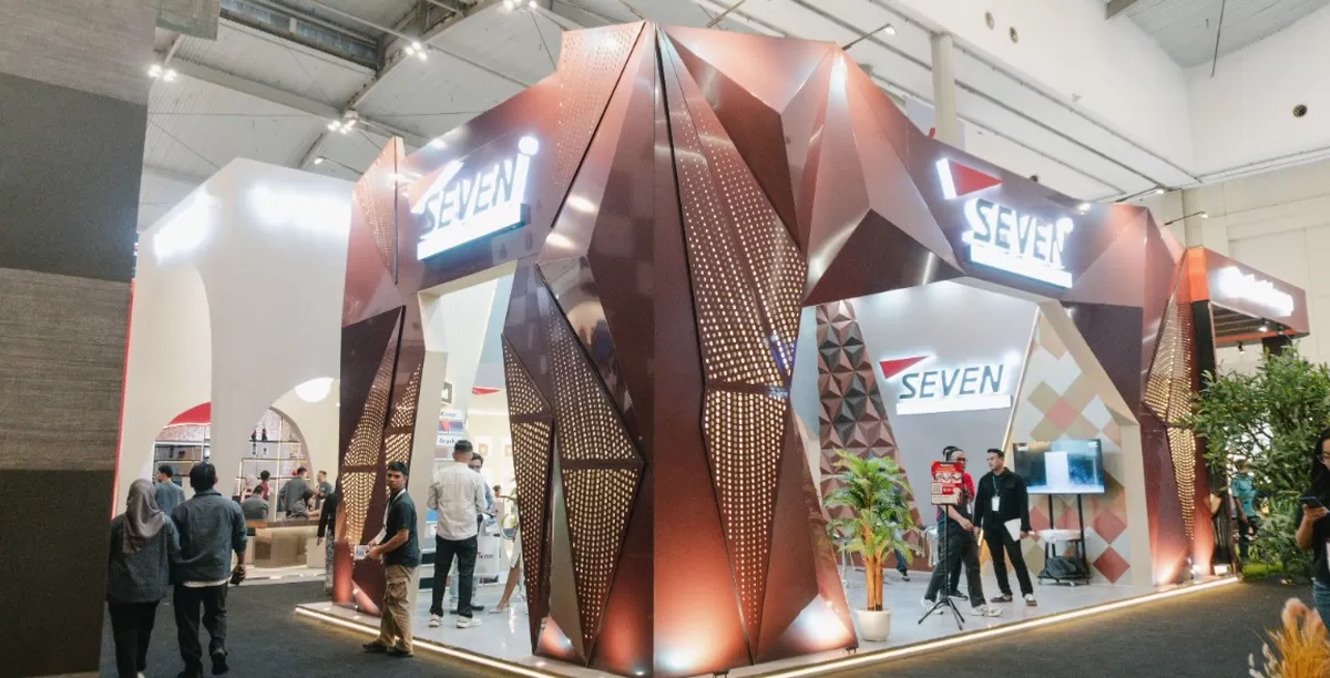 PT Alcoseven Cipta Pratama, bagian dari Impack Pratama Group, menghadirkan ACP SEVEN dalam ajang pameran konstruksi dan arsitektur, IndoBuildTech Expo 2026. (Dok. Promedia Group)