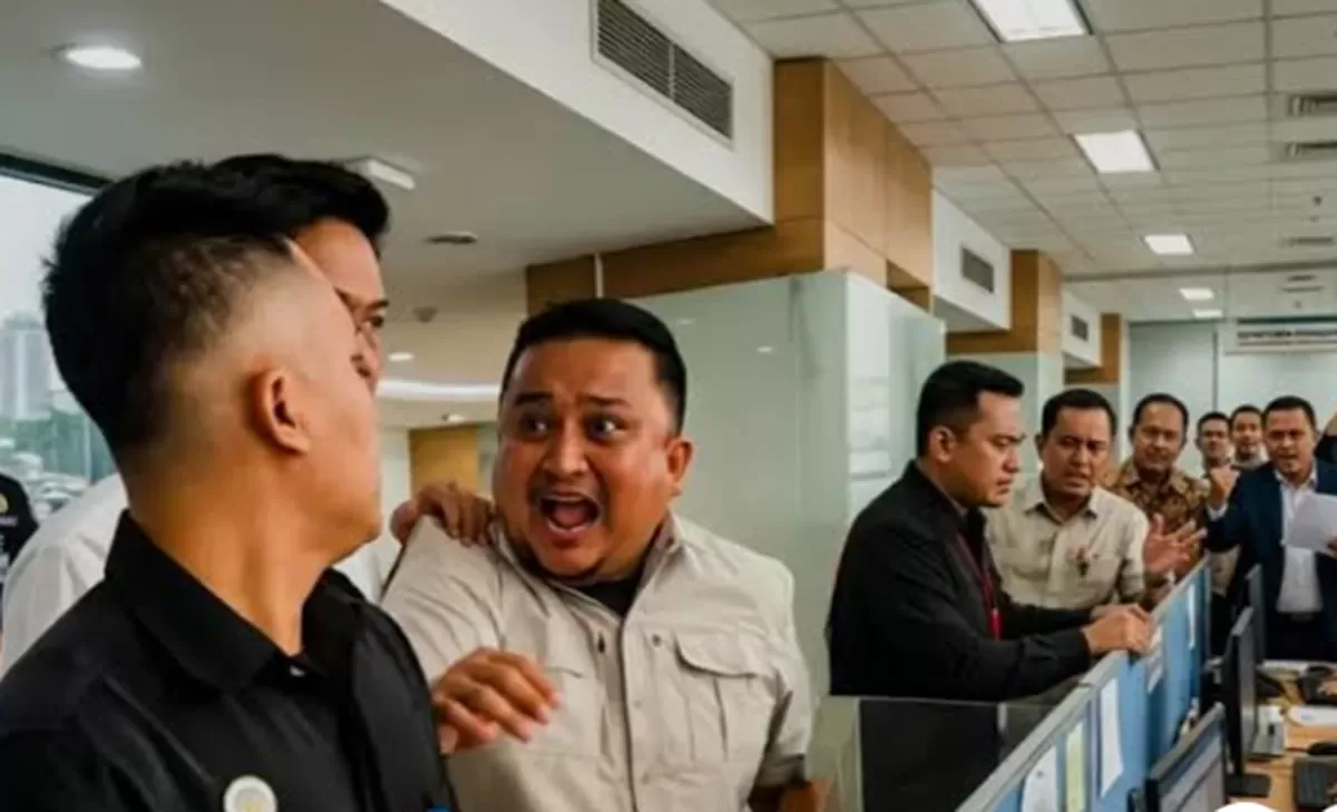 Aksi protes keras para investor dapur MBG di kantor BGN atas keputusan baru Kepala BGN membatasi dapur MBG.
