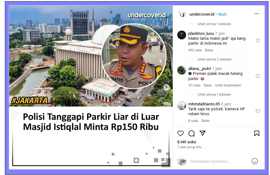 Dari Video Viral Kasus Parkir Liar Di Masjid Istiqlal Jakarta Pusat ...