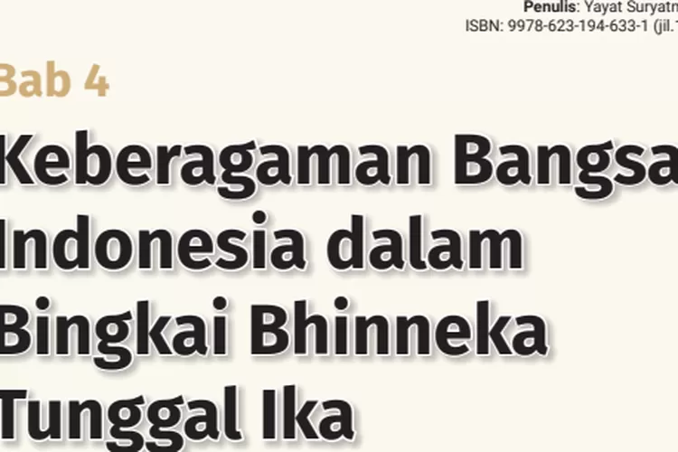 Soal Ulangan Harian PPKN Kelas 7 SMP BAB 4 Keberagaman Bangsa Indonesia ...