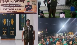 Ngopi Bareng Dandim Nganjuk Bersama Media dan LSM, Wartawan Bukan Sekadar Mitra tetapi Sahabat