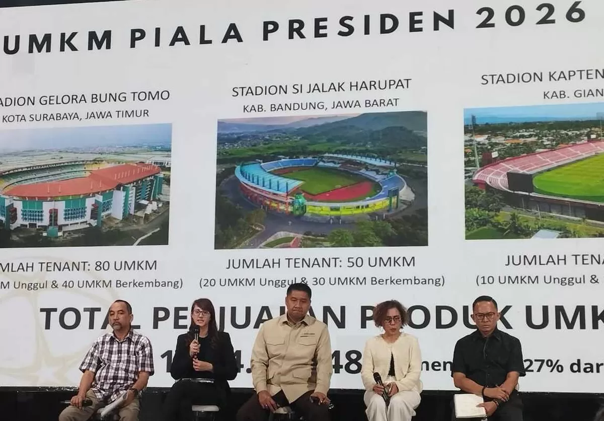 Ketua Panitia Penyelenggara Piala Presiden Tsamara Amany menjelaskan turnamen pramusim ini bukan hanya sebagai ajang pemanasan tim-tim, tetapi juga mampu memberikan dampak ekonomi bagi UMKM.
