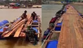 Kini Jembatan Apung Penghubung Desa Sawang di Aceh Utara yang Dibangun TNI Hampir Jadi, Masyarakat Tak Perlu Naik Getek dan Bayar Rp20 Ribu Lagi
