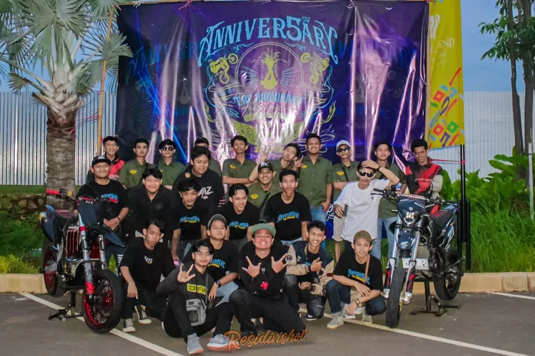 Honda CRF wilayah Karawang, menggelar acara anniversary ke 5.