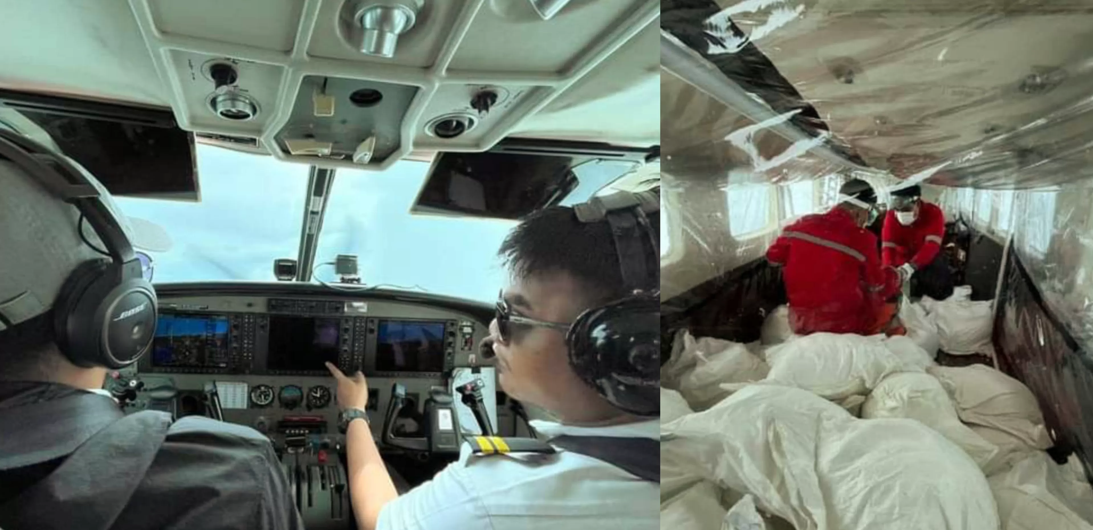 Teknologi Modifikasi Cuaca penaburan garam di 3 titik wilayah Jawa Tengah  (Dok : BNPB)