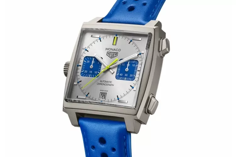 Terbaru Jam Tangan TAG HEUER MONACO RACING BLUE LIMITED EDITION