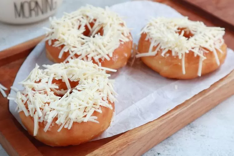 Cara Membuat Donat Kampung Keju Empuk Lembut Mengembang, Bahan ...