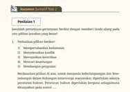 Kunci Jawaban PKN kelas 10 SMA Asesmen Sumatif Bab 2 Halaman 121-123 Kurikulum Merdeka: Penilaian 1