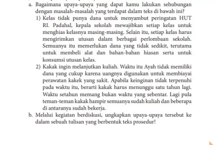 Tangkapan layar buku Bahasa Indonesia K13 kelas 11 bab 1 halaman 35 36.