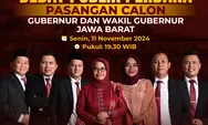 Jabar Butuh Pemimpin Baru! Apa Janji 4 Paslon Pilgub dalam Debat Perdana Malam Ini?