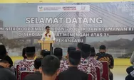 Menko Polkam Tinjau SRMA 31 Pekanbaru, Tekankan Peran Guru dan Semangat Belajar Siswa