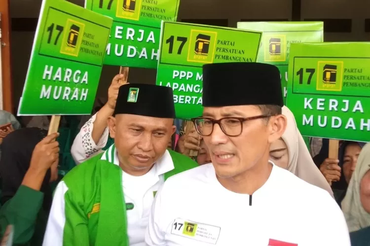 Ketua Bappilu PPP, Sandiaga Uno saat di wawancarai oleh wartawan di Graha Gumilang, Kelurahan Jatijajar, Kecamatan Tapos. (ANDIKA EKA/RADAR DEPOK)