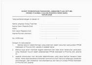 DOC SPTJM PPDB Madrasah DKI Jakarta 2024 Download Dokumen Surat Pernyataan Pertanggungjawaban Mutlak Diunggah saat Buat Akun PPDB Madrasah DKI 2024