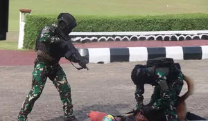 TNI Latihan Tempur di Bogor Sebelum ke Yordania