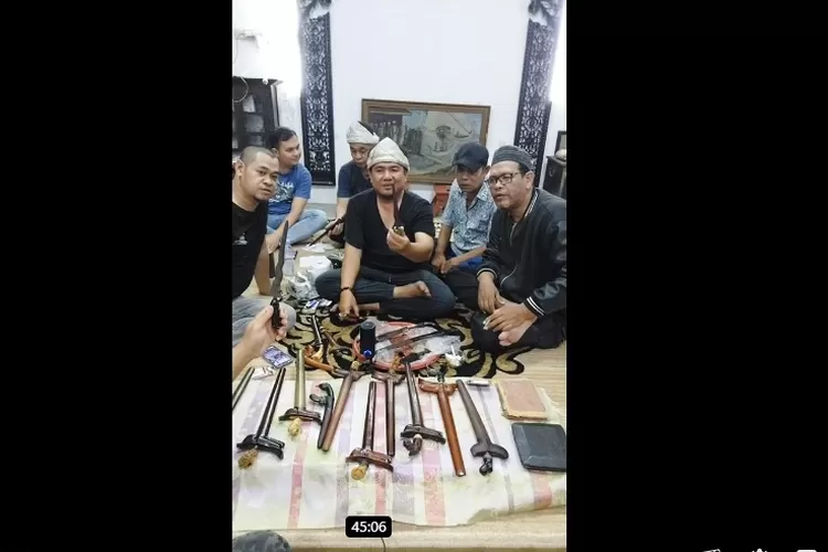 pamor keris Palembang cukup variatif, unik dan indah (tangkapan layar facebook @mangdayat)