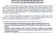 GAMKI Sulut Kecam Larangan Berdoa di Nice Playland Sawangan Minahasa