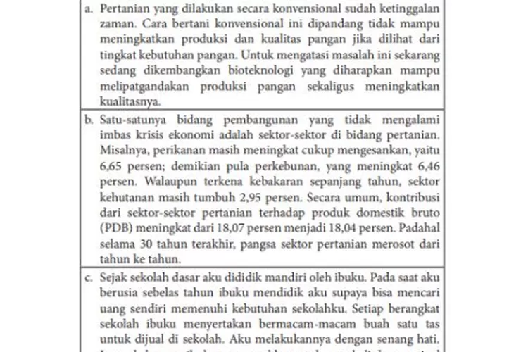 Tangkapan layar buku Bahasa Indonesia K13 kelas 11 Bab 2 halaman 51 52 53 54.