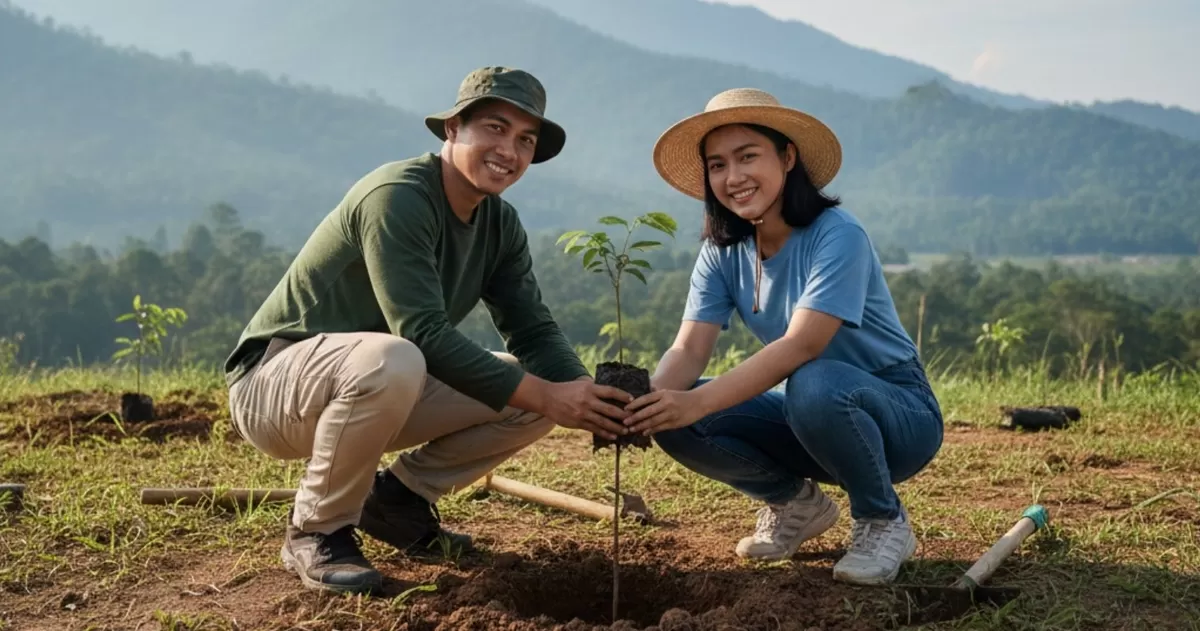 Green jobs adalah pekerjaan yang sangat dibutuhkan saat ini dan ke depan. (Pejuangkantoran.com/Made with Google AI)