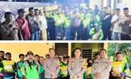Silaturahmi dengan Komunitas Ojek Polres Morut Ajak Bersama Jaga kamtibmas