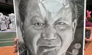 Kagum dengan Prabowo, Siswi SMA Lukis Sketsa Wajahnya sebagai Bentuk Apresiasi