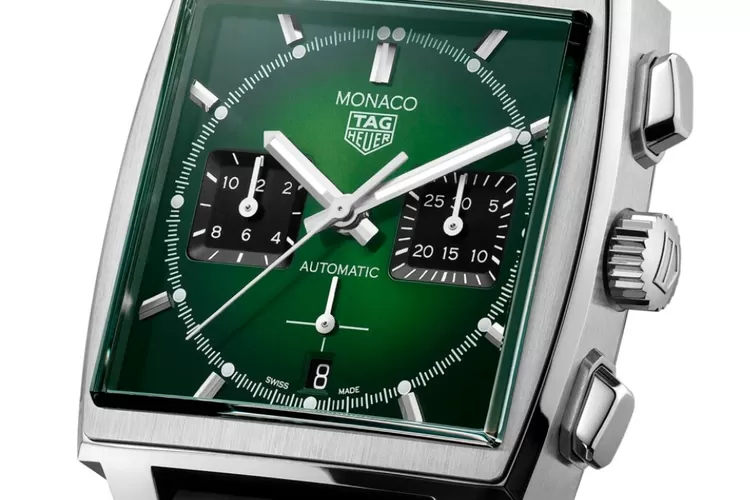 Edisi Terbatas Tag Heuer Monaco Green Dial Menonjolkan Kristal