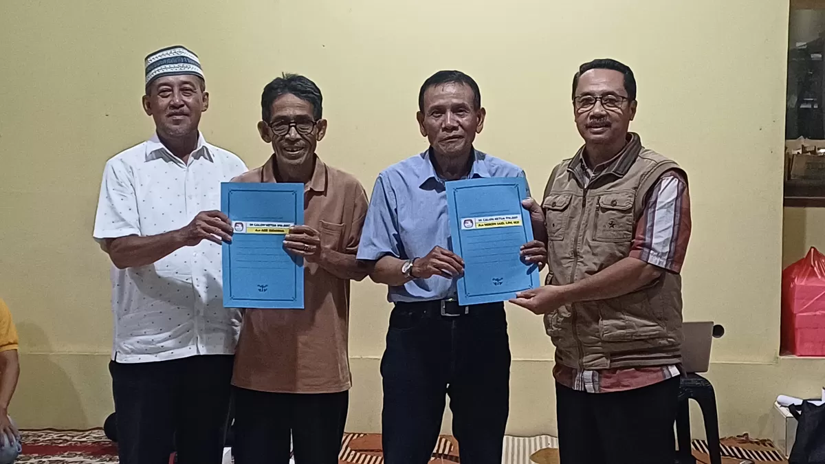 Panitia tetapkan dua calon Ketua RW 07 Perum Pepabri Gunteng Cianjur. (FOTO: Wan/Journalnusantara.com)