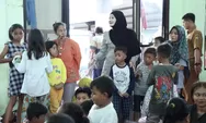 Pulihkan Psikologis Anak, Bunda PAUD Jateng Gelar Trauma Healing di Pengungsian Pekalongan