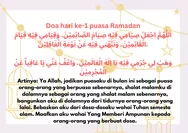 Doa dan Keutamaan Puasa Pada Hari Pertama Ramadan 2024, Allah Ampuni Dosa-dosa Kita