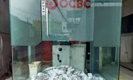 Polisi Buru Pelaku Pengrusakan dan Percobaan Pencurian Mesin ATM Bank OCBC di Cibadak Sukabumi 