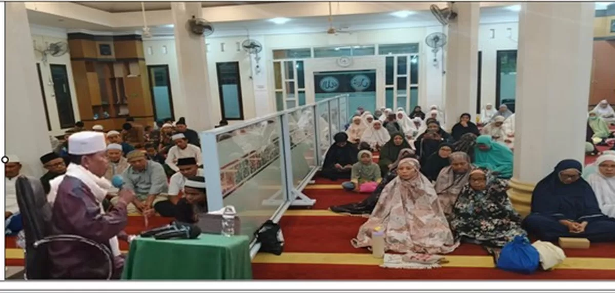 Acara peringatan Malam Nuzulul Qur'an diadakan Masjid Nurul Jannah, Perum Eden Park, Batam Centre, Kota Batam. (Foto Humas Masjid Nurul Jannah) 