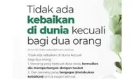 Tidak Ada Kebaikan di Dunia Kecuali bagi Dua Orang Ini