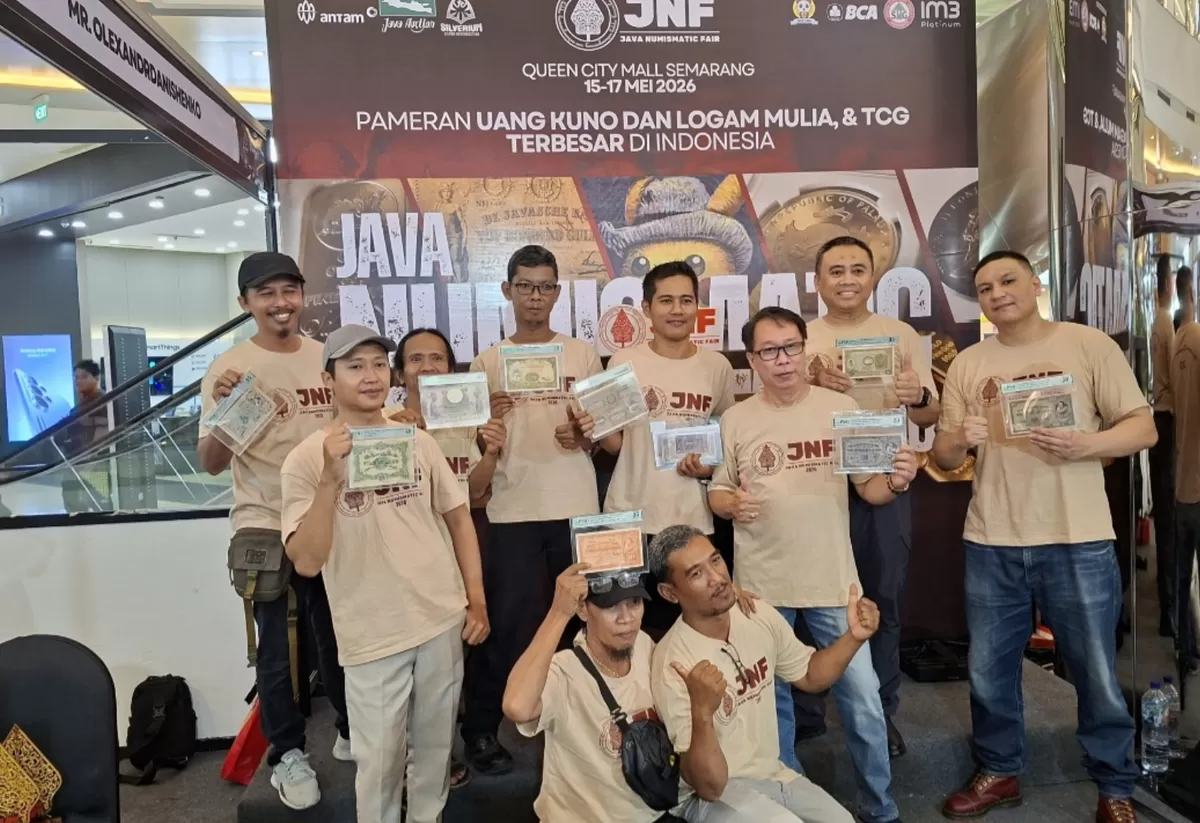 Java Numismatic Fair 2026 di Semarang Sedot Perhatian Pemburu Koleksi Uang Kuno hingga TCG 