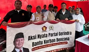 Fraksi Gerindra DPRD Bogor Bantu Korban Banjir, Dukung Pemulihan Pasca Bencana