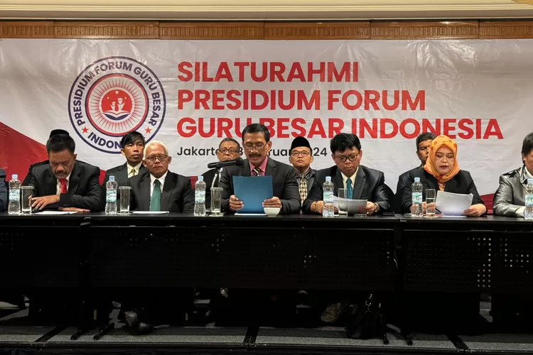 Forum Guru Besar Indonesia Angkat Suara Soal Situasi Politik di Civitas Akademika. (Foto: Istimewa)