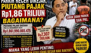 Parkir Receh Dikejar, Piutang Pajak Rp1,86 Triliun Bagaimana?