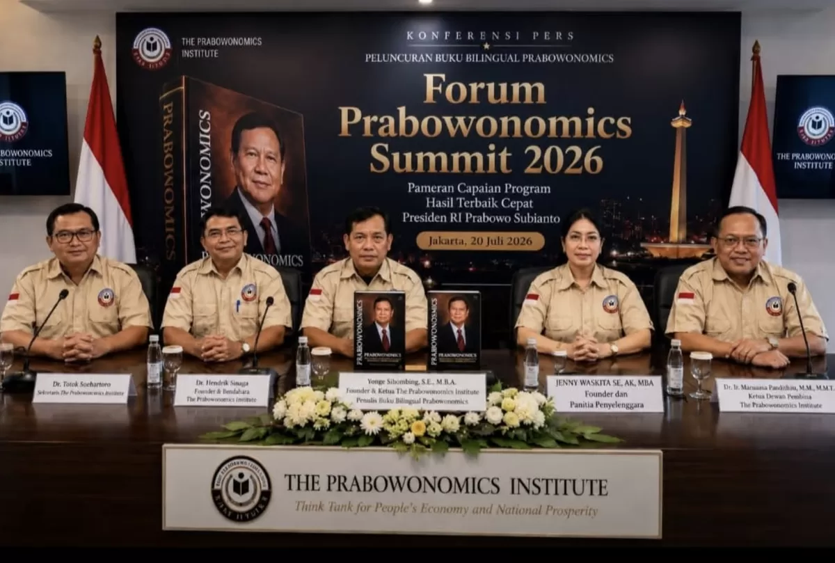 THE PRINT Luncurkan Buku Prabowonomics, Bahas Arah Ekonomi Indonesia Emas 2045